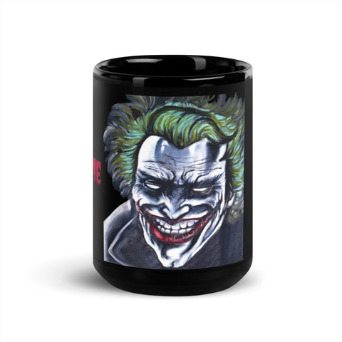 Joker Black Glossy Mug