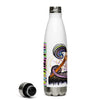 Colored Hair Stainless Steel Water Bottle
